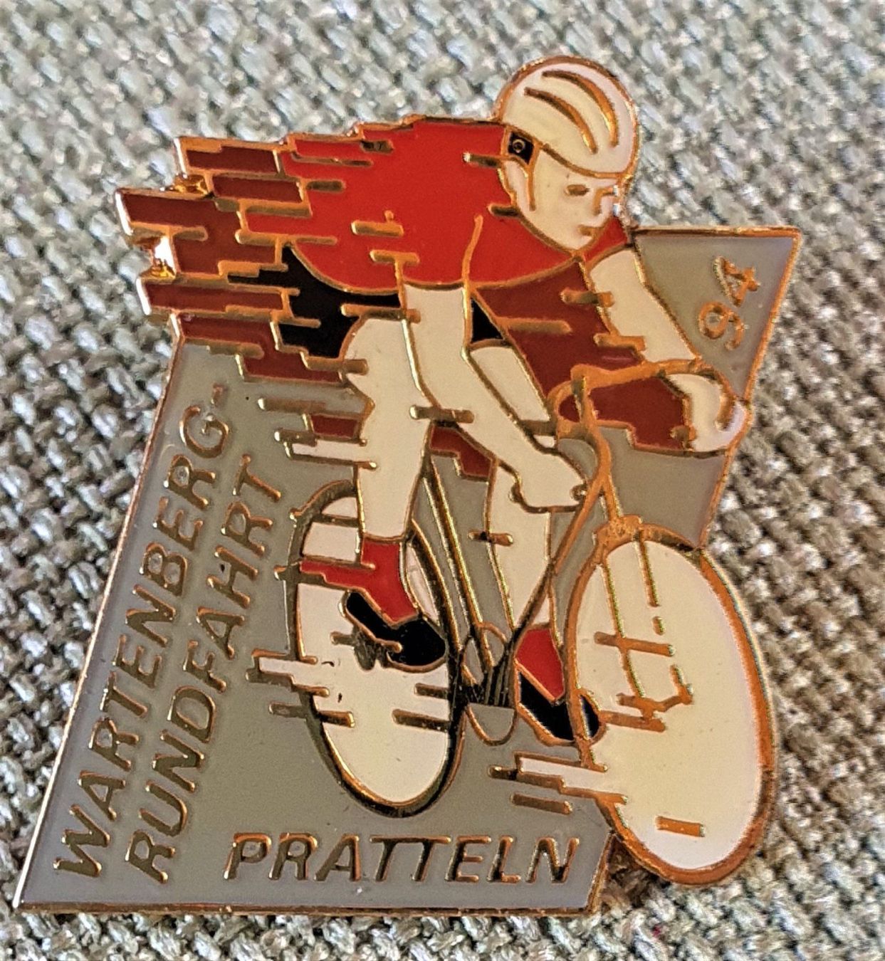 Placchette & Badge: C091 - Pin Wartenberg Rundfahrt Pratteln – Usato da Reinach BL venduto da Boston-Verkauf