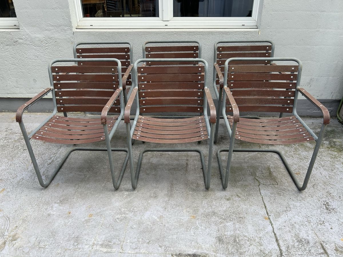 Sedie: 6 Gartensessel Freischwinger – Usato da Basel venduto da MoebelSackmann 1
