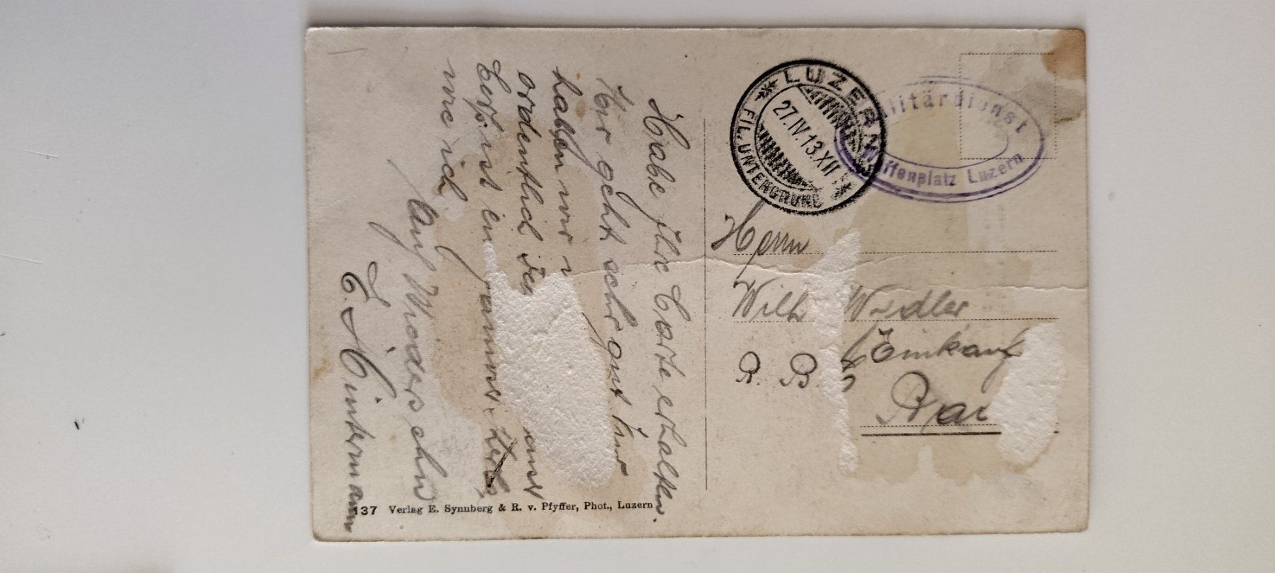 Cartoline postali: Originale alte Ansichtskarte Gebirgsartillerie, dat. 1913 – Difettoso da Ohmstal venduto da Lebensfreude05 1