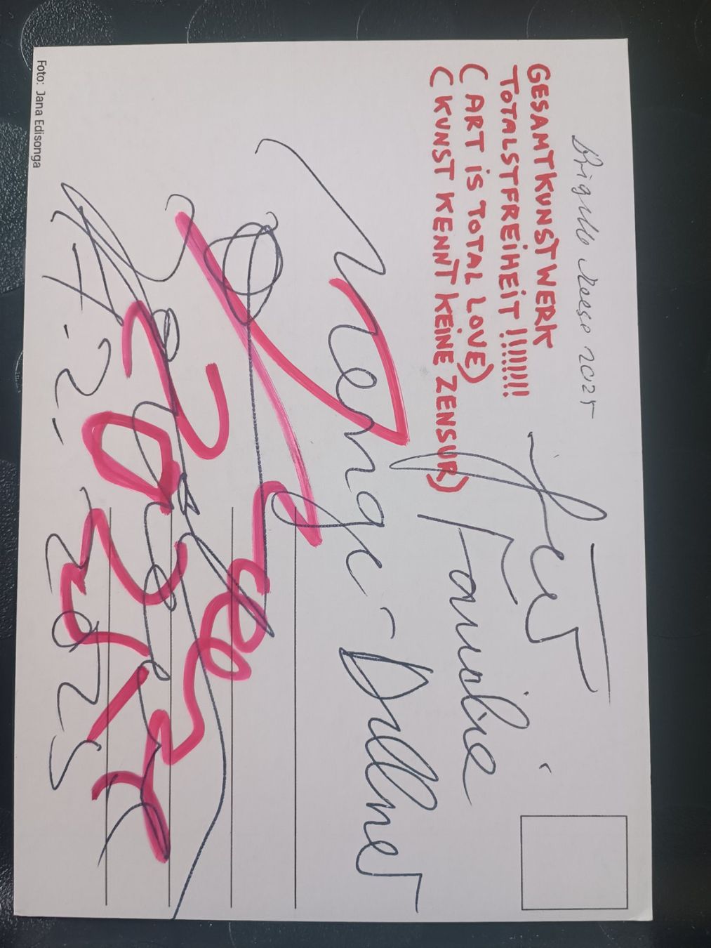 Autografi: Jonathan & Brigitte Meese -  mehrfach signiert – Usato da Menziken venduto da Artographs 1