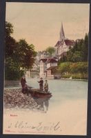 Baden Teilansicht mit Boot