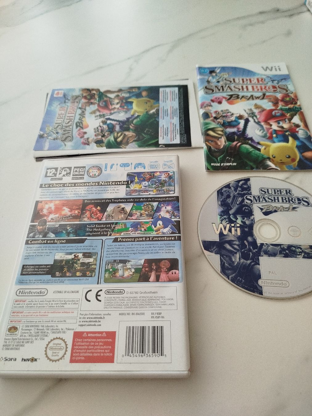 Nintendo Giochi: Super smashbros Brawl Wii  – Usato da Genève venduto da Octo-puces 1