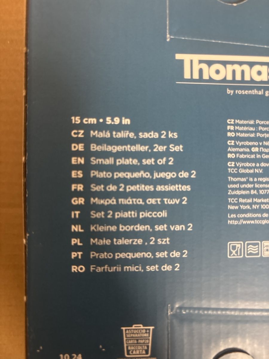 Thomas Assiettes: Thomas Beilagenteller 15cm 2er Set neuNt9 – Neuf avec emballage d'origine à Wallisellen par ASZT 4