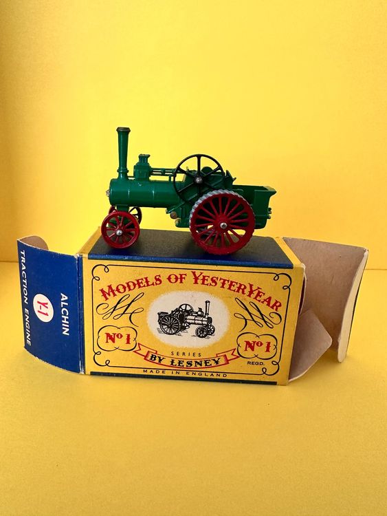 MATCHBOX Models of Yesteryear Y-1 No1 Alchin Traction Engine (Neu ...