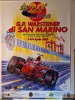 F1-Plakat vom Grand Prix von San Marino von 2000. 20.GP