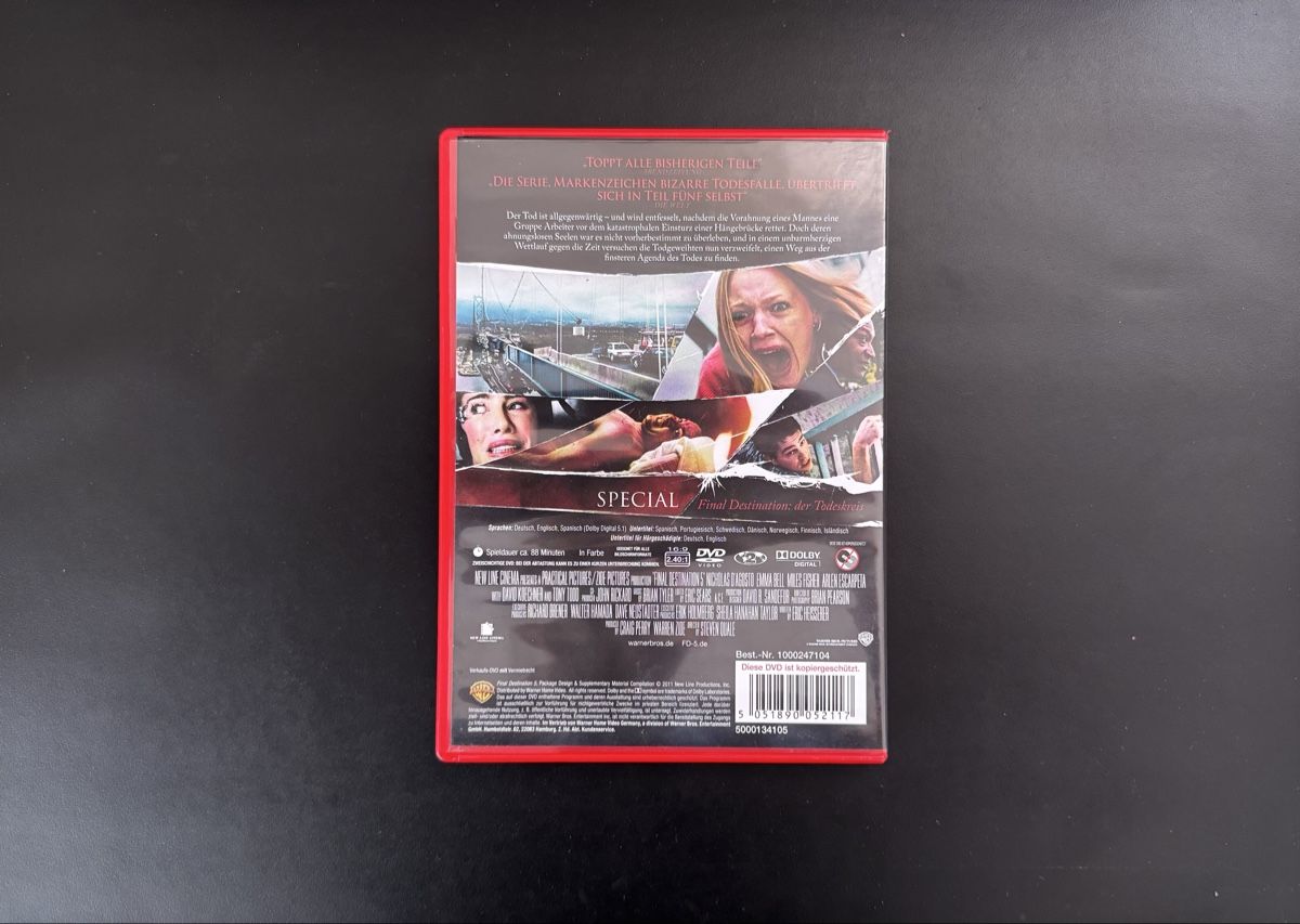 Tutti i DVDs: Final Destination 5 – Usato da Weinfelden venduto da A.G.G 2