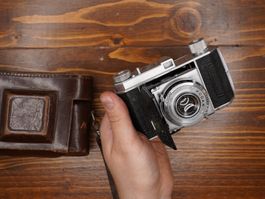 Kodak Retina Ia mit Case