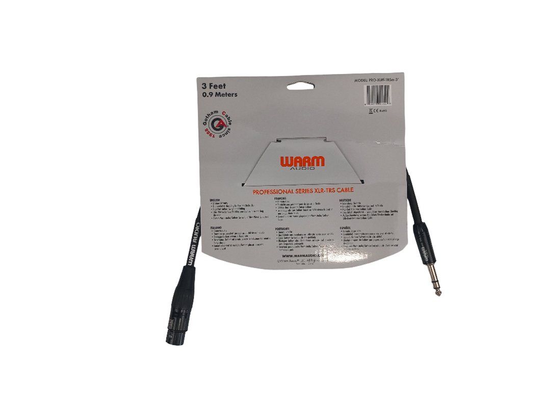 Kabel: WARM AUDIO XLR-TRS cable – Neu und originalverpackt aus Hünenberg von Restwert_Zug 1