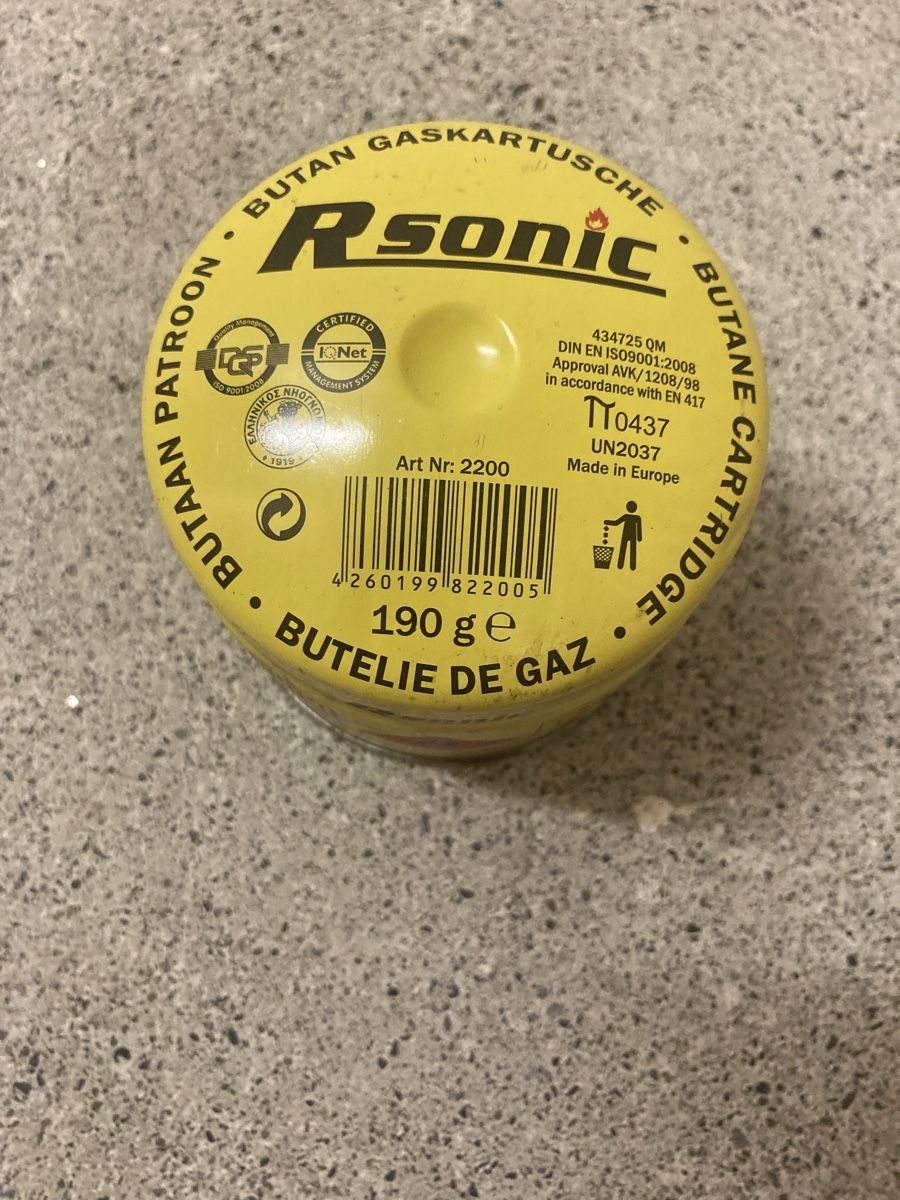 Komplettküchen: R Sonic Butan Gaskartusche 190g - Stechgaskartusche – Neu (gemäss Beschreibung) aus Emmenbrücke von Conkers 1