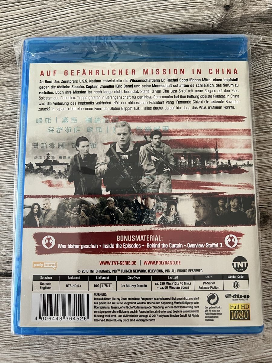 Tutti i DVDs: The Last Ship 3. Staffel Blu Ray – Nuovo (secondo la descrizione) da Willisau venduto da ste_sc8j 1