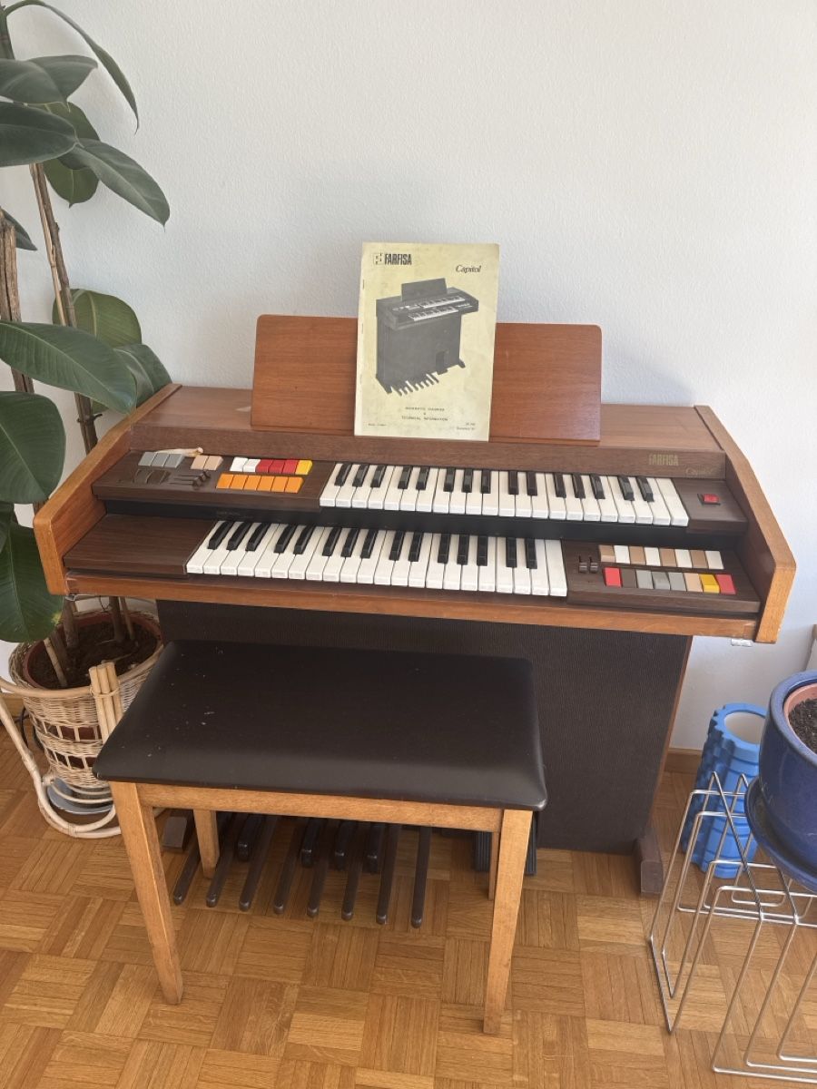 Musikinstrumente: Vintage Farfisa Capitol Organ with Bench – Gebraucht aus Lugano von cua_mh2g