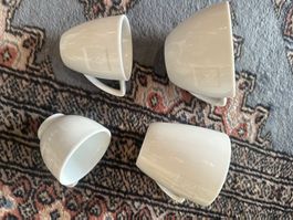 4 Nespresso Espressotassen