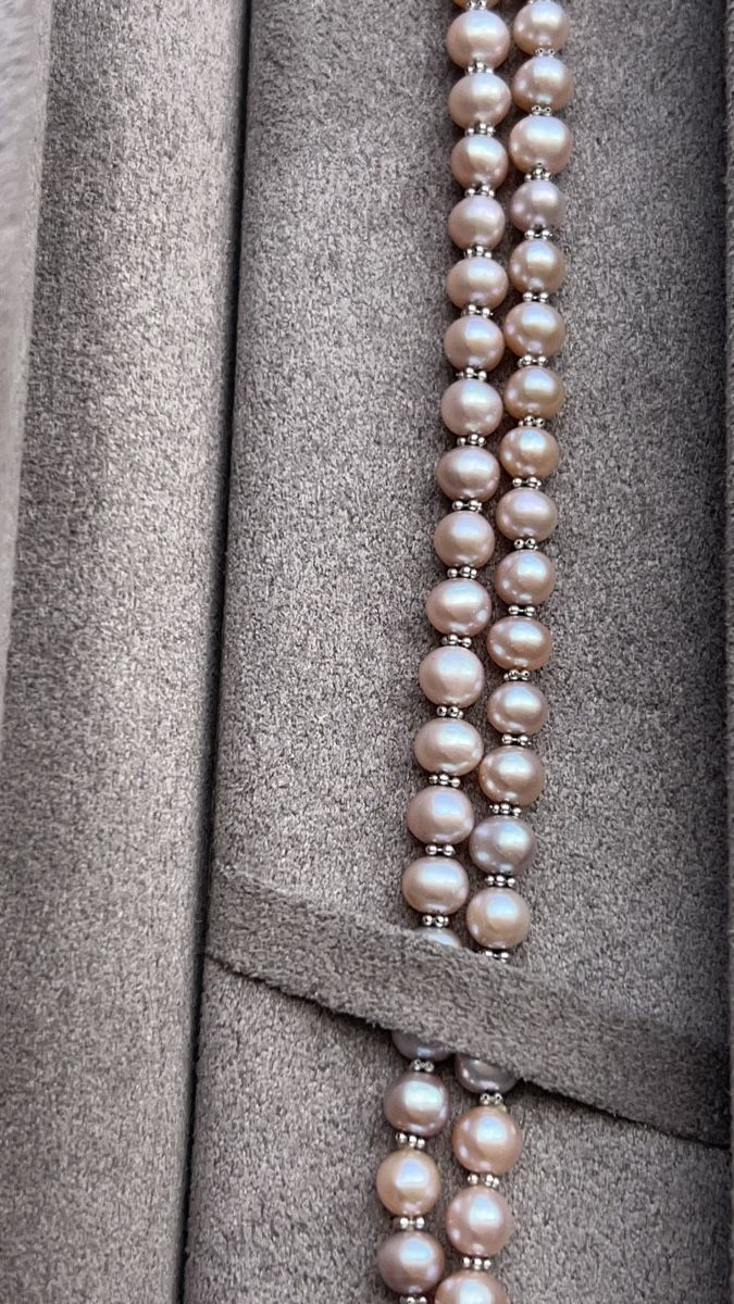 Bucherer Catenine: Echtes Perlenhalsband, grau-rosé Zuchtperle – Nuovo (secondo la descrizione) da Lupsingen venduto da fabi11e 7