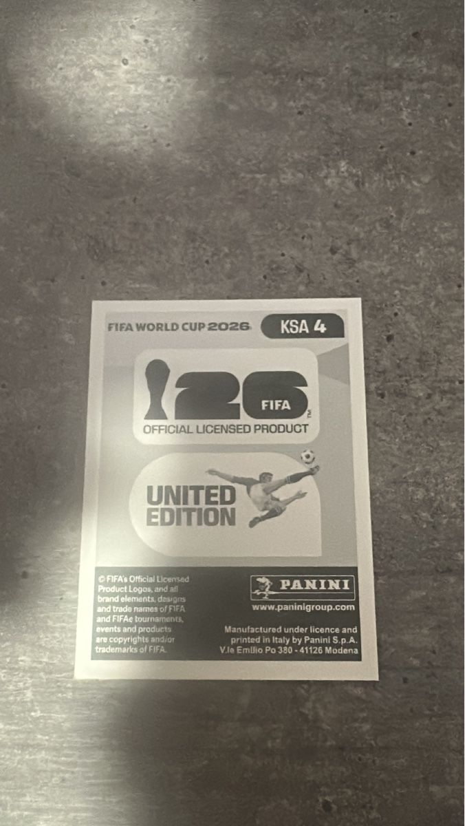 Panini Carte collezionabili: KSA 4 , FIFA WORLD CUP 2026 PANINI  – Nuovo (secondo la descrizione) da Frauenfeld venduto da 1PegPeg1 1