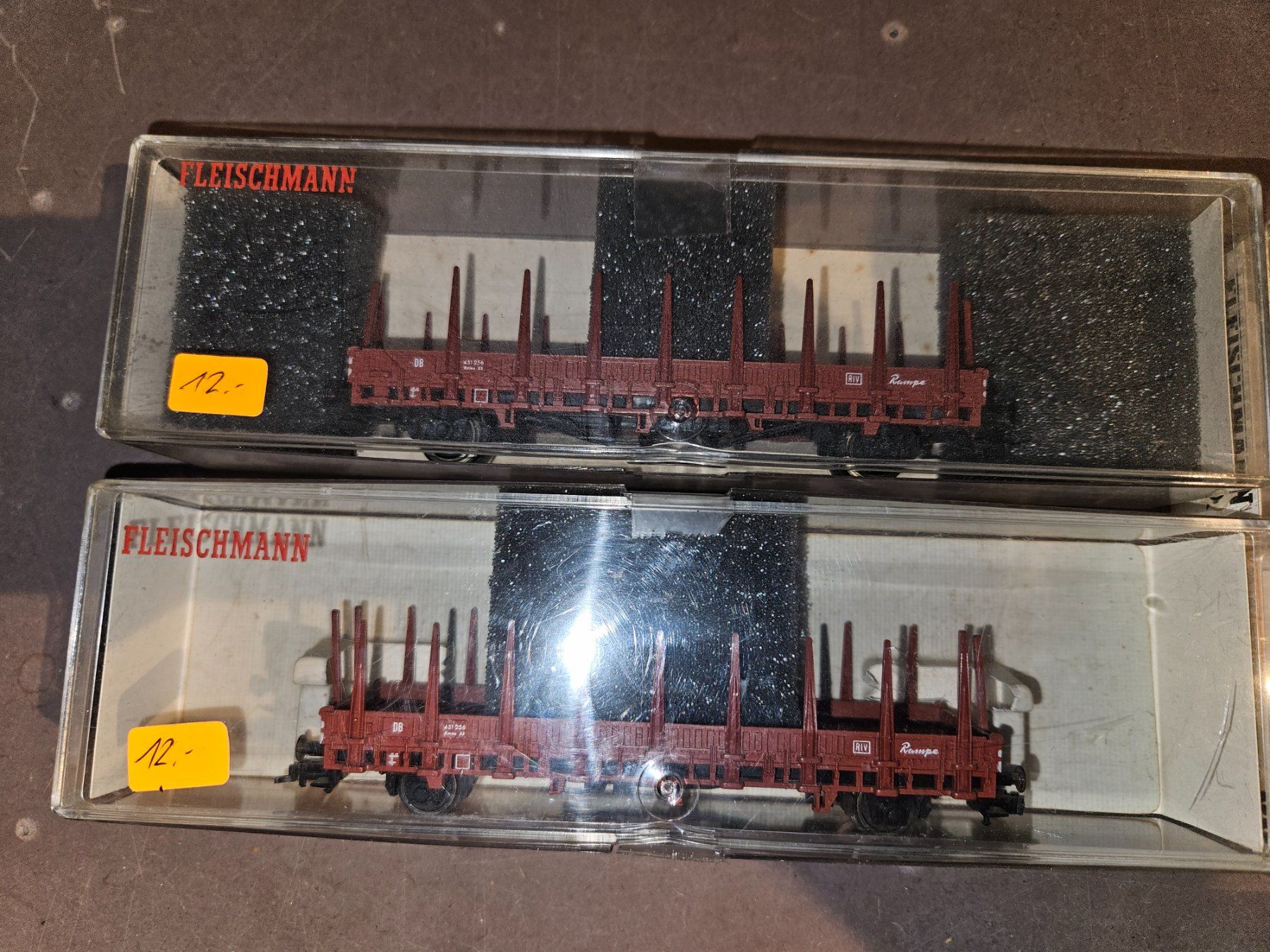 Fleischmann Modellini di ferrovie: Fleischmann Güterwagen  mit OVP selten – Usato da Bern venduto da lukas90pilze 1