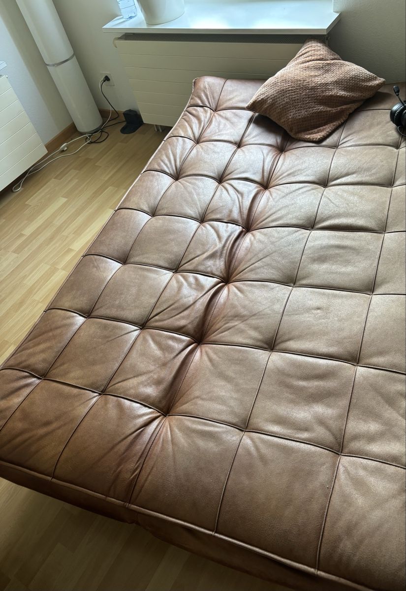 Divani: 2 Sofas braun Leder – Usato da St. Gallen venduto da ama_2m2y 2
