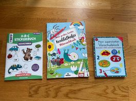 3 Mitmach-Bücher; Rästselhefter für Kinder ab 5 Jahren