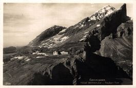 Gemmipass. Hôtel Wildstrubel und Daubensee