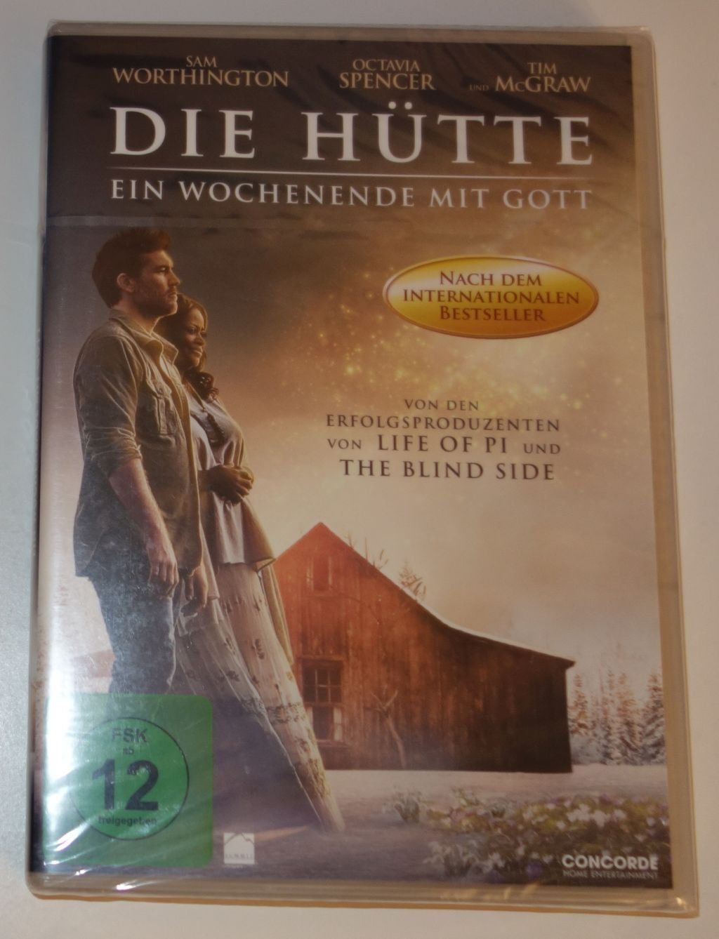 Tutti i DVDs: DIE HÜTTE  -  Ein Wochenende mit Gott  (DVD) – Nuovo e nell'imballaggio originale da Dietlikon venduto da Web-Trader 1