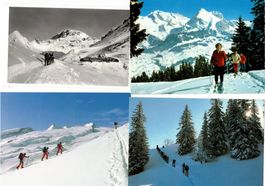 Skitouren Wintersport Langlauf Berge Sport Toggenburg 6 AK