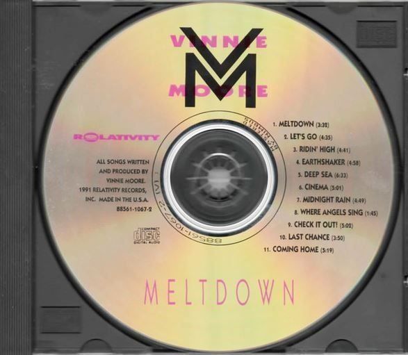 CDs: Vinnie moore - Meltdown – D'occasion à St-Cergue par VeganWarrior 1