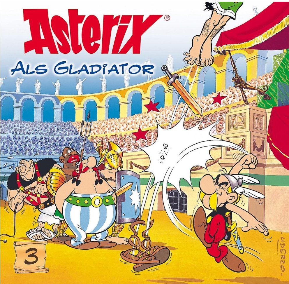 CD: Asterix Als Gladiator  CD 3 – Nuovo e nell'imballaggio originale da Männedorf venduto da Molum