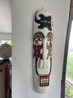 Deko Maske Holz