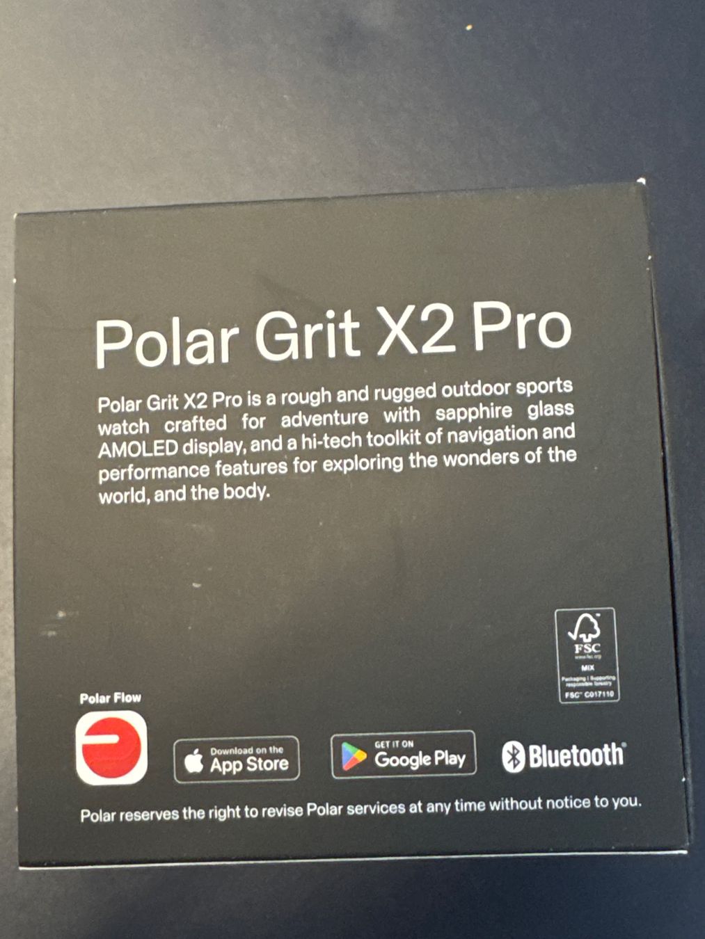 Polar Smartwatch: POLAR Grit X2 Pro  Silver Grey S-L – Nuovo e nell'imballaggio originale da Liestal venduto da PC_Server 1