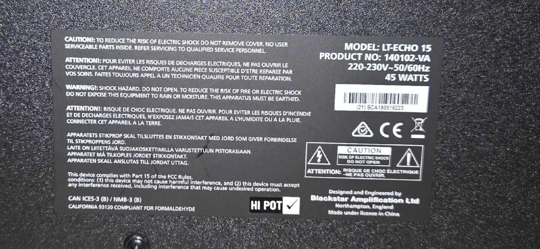 Blackstar Amplificatori: Blackstar Amplification LT-Echo 15 - Parfait état – Nuovo (secondo la descrizione) da Plan-les-Ouates venduto da NomadeMarchand 3