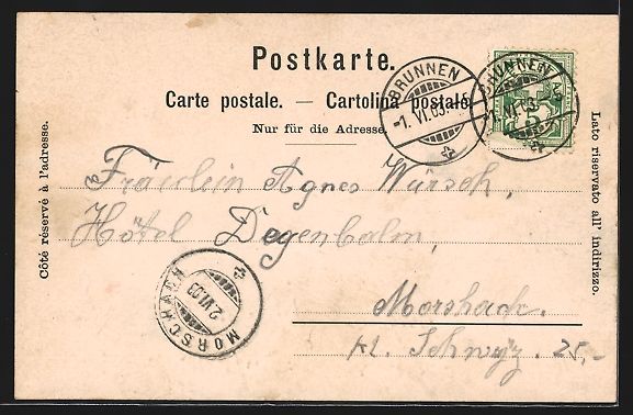 Cartoline postali: Brunnen, Teilansicht, Säulengang, Pavil – Usato da Berlin venduto da bartko-reher 1