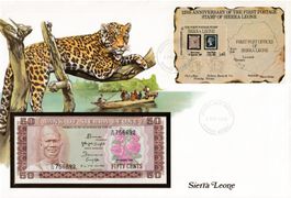 Grosser Banknotenbrief  Sierra Leone 1987