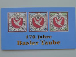 2015, Markenheftchen 170 Jahre Basler Taube, mit Inhalt.