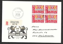 Sonderbrief S. 717 50. Comptoir Lausanne 13.9.1969