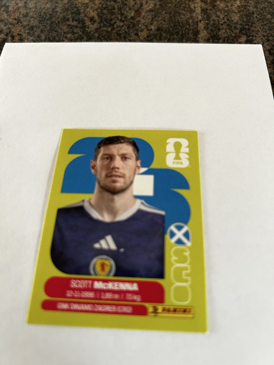 Panini Carte collezionabili: Panini WM 2026 SCO 7 Scott Mc Kenna – Nuovo e nell'imballaggio originale da Kestenholz venduto da xara03
