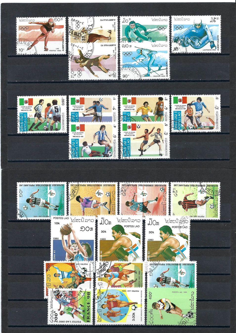 Tutti i francobolli: Briefmarken aus Laos – Usato da Bronschhofen venduto da Imsr