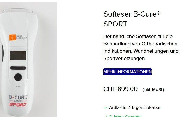 Appareils médicaux: B-Cure Laser Sport  Softlaser – D'occasion à Collonges par arashee 5