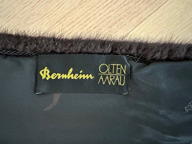 Nerz Cappotti: Nerzmantel, Dunkelbraun /Schwarz – Usato da Birrwil venduto da blaedi_birrwil 4