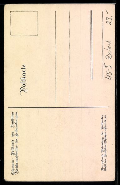 Cartoline postali: Turner am Barren auf einer Wiese, Olympi – Usato da Berlin venduto da bartko-reher 1