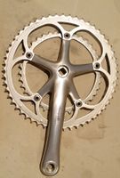 Campagnolo Kurbelgarnitur 2-fach gebraucht silber Chorus 170