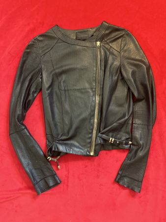 Schwarze Lederjacke von Hôtel Particulier, Gr. S 🧥Top!