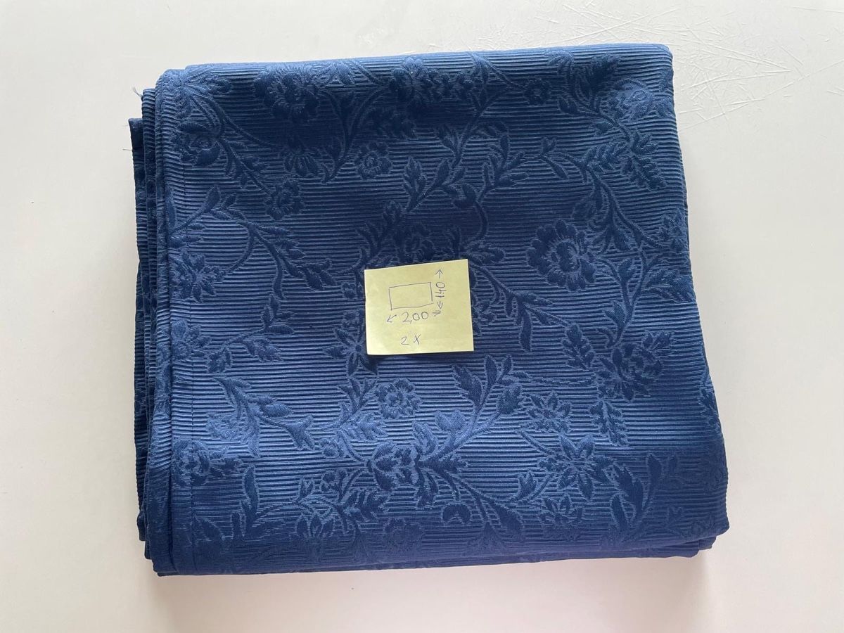 Tende: 2 IKEA Vorhangschals in Blau mit Blumenmuster – Usato da Rüfenacht BE venduto da rona12