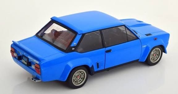 Solido Modellini d'auto: FIAT 131 ABARTH BLAU 1:18 SOLIDO – Nuovo e nell'imballaggio originale da Suhr venduto da Moebelsiralfred 1