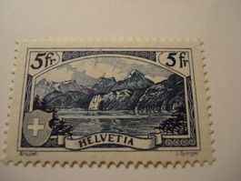 5.- Marke 1928 * Erstfalz, Rütli