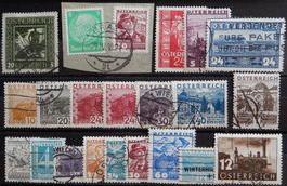 Österreich Lot mit alten Werten IV