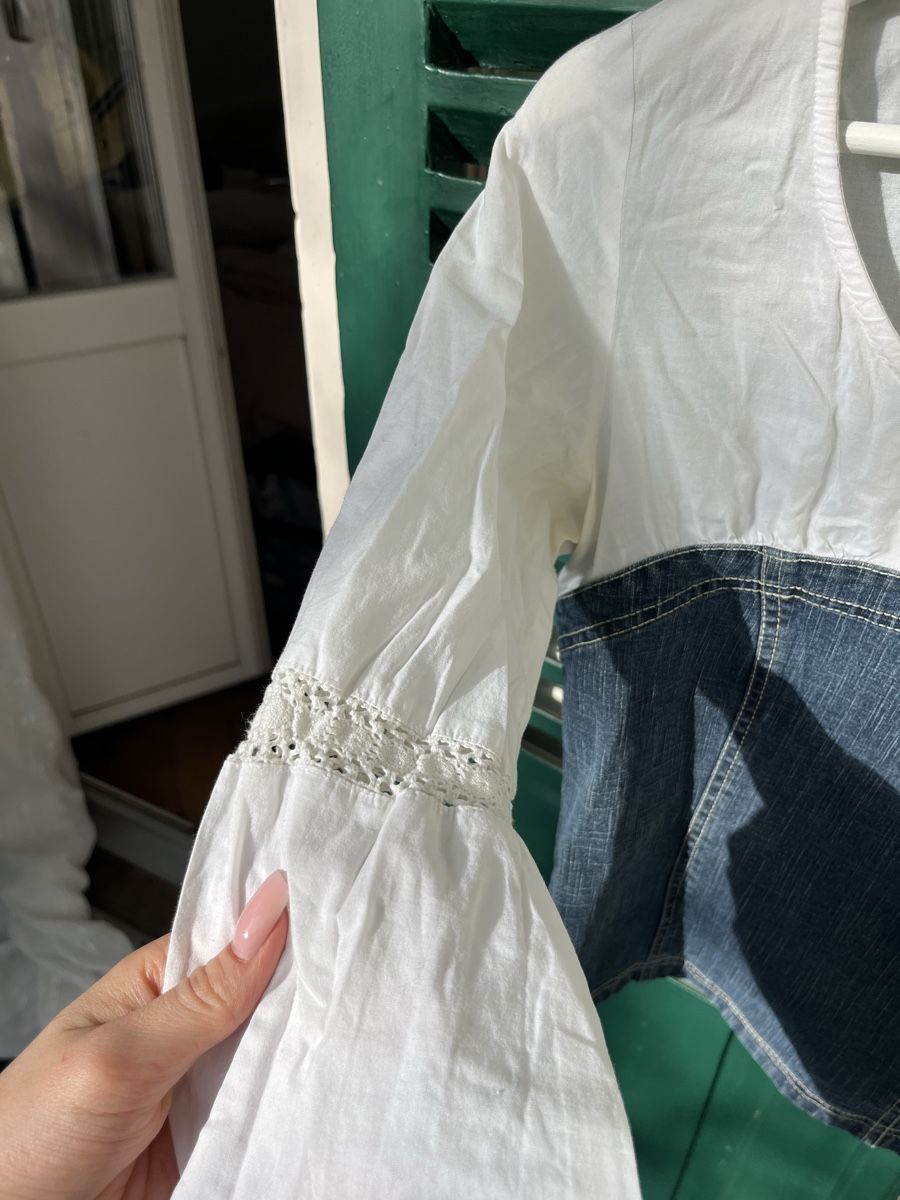 Camicette: Street One Bluse, Gr. 38, Jeans-Look – Usato da Bern venduto da valery_la_cherry 1