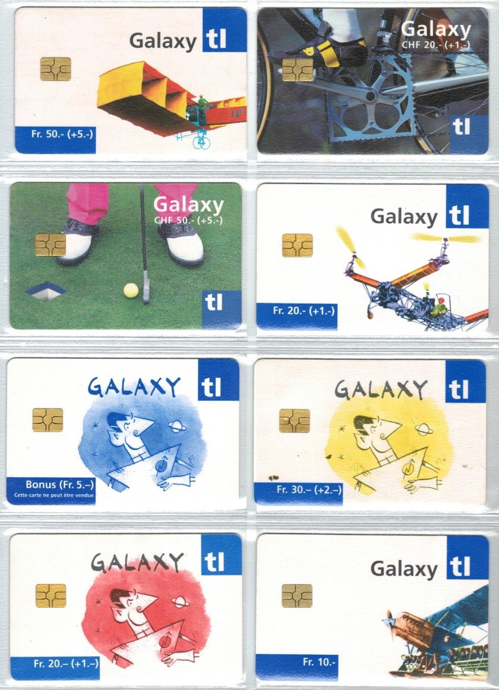 Schede telefoniche: 8 Galaxy Karten gebraucht – Usato da Zürich venduto da Tolima194