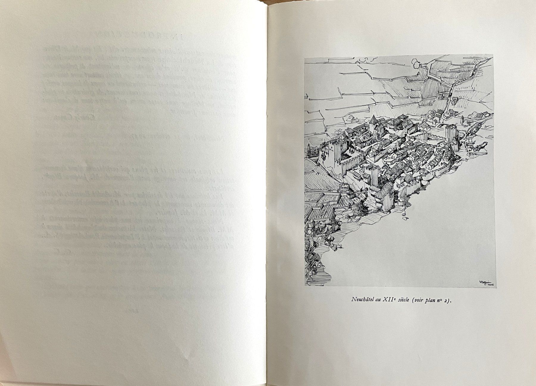 Bücher: Neuchâtel - Histoire d'une cité - 1946 Charly Guyot – Gebraucht aus Savagnier von Ne2065 2
