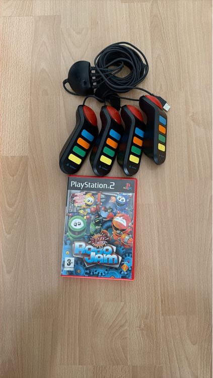 Buzzi Junior RoboJam PS2 Spiel mit 4 Buzzer Controller (Gebraucht) in ...