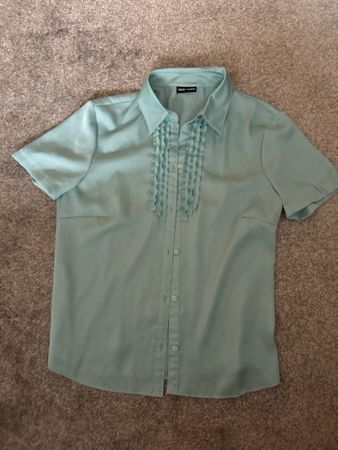 Shirt Gerry Weber short sleeve blue size 40