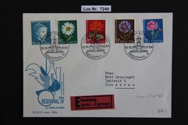 PJ 1964 Brief mit sauberem Sonderstempel            Los 7249